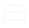 White bed icon