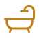yellow bathtub icon